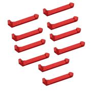 Wall Tool Holder Rack Stand, 3D Printed Hooks, Red | Hooks for Tape Storage, Garage Room Workbench and Desk Organization Setup