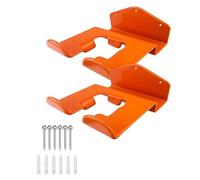Wall Tool Rack - Weeder Bracket, Organizer Mount Hook | Mounted Hook System, Anti-Slip Gripper Pair, Workspaces, Outdoor Buildings for Power Gear Sorting, Handle Support, Storage Efficiency