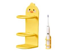 Wall Toothbrush Holder - Bathroom Brush Holder, Wall Accessory | Toothbrush Organizer, Wall Mount for Bathroom, Handy Paste Storage By Dien