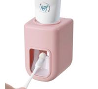 Wall Toothpaste Dispenser - Bathroom Toothpaste Squeezer, Automatic Holder Machine Kit | Smart Hands Free Device For Family Kids Washroom Shower Sink Countertop Storage Cleaning Accessories