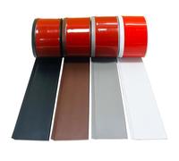 Wall Trim Molding Flexible Baseboard Self Adhesive Vinyl Base Peel And Stick Cove Base Rubber Base Ceiling Floor Cabinet Tile Edge Moulding(Brown 1M)