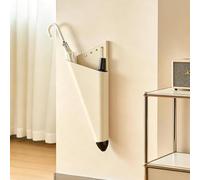 Wall Umbrella Holder with Dimmable Touch Light, 3 Color Modes, USB Charging, LED Strip Lamp for Entryway and Apartment Decor