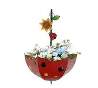 Wall Umbrella Planter - Decorative Metal Plant Holder, Shaped Bonsai Pot, Stylish Planteres Basket | Creatives Wall Decor Umbrella Planter Stand for Garden Living Room Bedroom Indoor Outdoor Display