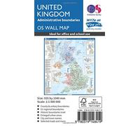 Wall United Kingdom Administration (OS Wall Map)