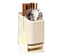 Wall Utensil Holder,Space-Saving Divided Compartments Drainer | Wall Countertop Cutlery Organizer | for Home Kitchen Apartment Bedroom Living Room Dining Room