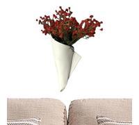 Wall Vase,Ceramic Wall Pocket Vases | Versatile Home Planter Art, Minimalist Succulents Vessel for Indoor or Outdoor Patio and Garden