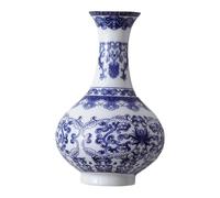 Wall Vase for Flower Arrangement, Plant Container, Chinese White Porcelain for The Balcony, Multi, 135mm