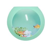 Wall Vases - Silicone Globe Flower Pot Holder | Clear Terrarium Vase Wall Mount Bowl | Strong Adhesive Planter with Air Plant Decoration | Compact Vertical Display Vase for Living Room |