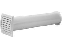 Wall Ventilation Set 125mm / 5" Tumble Dryer Vent Kit, Passive Ventilation Unit With Adjustable Airflow And Three Air Vent