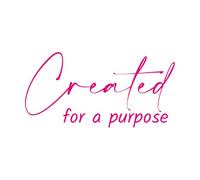 Wall Vinyl Sticker Decor Christian Quote Created for A Purpose 45x89.1cm Window Decals Rosered