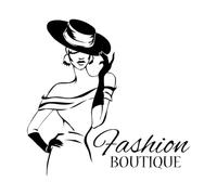 Wall Vinyl Sticker Decor Fashion Boutique Hat Shop Elegant Lady 36x36.8cm Equipped with Transfer Film kit Small Black