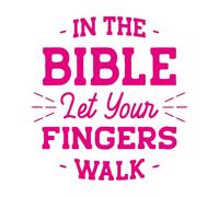 Wall Vinyl Sticker Decor Let Your Fingers Walk Inspiring God Quotes from The Bible 67.2x70.9cm Waterproof Rosered
