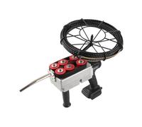 Wall Wiring Machine, Electric Wire Drawing Machine Pipe Threading Brushless Motor Handheld,for Conduit, Walls(1 Battery (10) 15m)