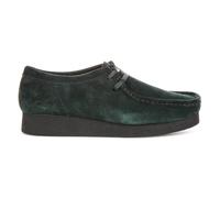 Wallabee Evo Shoe, female, Clarks, Laced Shoes, Green, 8 UK, Shoes 8 UK