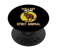 wallabies wallaby is my spirit animal PopSockets Adhesive PopGrip