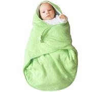 Wallaboo Baby Blanket Coco - For Car seat and Travel - 100% Pure Cotton - 90 X70 cm - For Babies from Newborn - Green