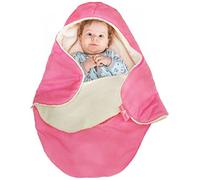 Wallaboo - Baby Blanket Coco Nore - For Car Seat and Travel - 100% Pure Cotton - Newborn upto 10 months - For colder weather - 90 x 70 cm - 35 x 28 inch - Color: Pink