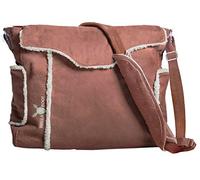 Wallaboo Nappy Changing Bag, Stylish & Durable Faux Suede, Included Changing Pad, Bottle Case, Accessory Pouch, Chocolat