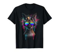 Wallaby Wearing Headphone T-Shirt