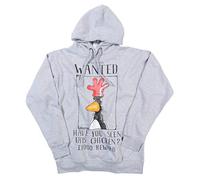 Wallace and Gromit Feathers McGraw Wanted Poster Hoodie Grey