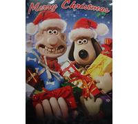Wallace and Gromit SCX66 Sound Christmas Card,Multi Colour