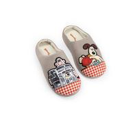 Wallace And Gromit Unisex Brown Multi Character Mule Slippers - 7-8 UK
