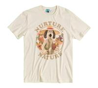 Wallace and Gromit Vengeance Most Fowl Nurture Nature Natural T Shirt