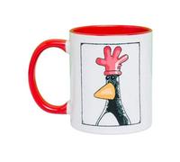 Wallace And Gromit Wanted Poster Feathers Mcgraw Mug White/red (One Size)