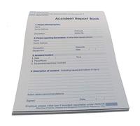 Wallace Cameron Accident Report Book Small A5 Ref 5401009
