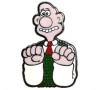 Wallace Cheese Pin Badge