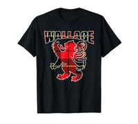 Wallace Clan Kilt Tartan Scottish Namesake T-Shirt