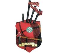 Wallace Clan Musical Bagpipe Fridge Magnet, Made in Scotland
