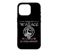 Wallace clan proud heritage Scottish last name vintage Case for iPhone 16 Pro
