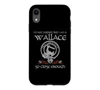 Wallace clan proud heritage Scottish last name vintage Case for iPhone XR
