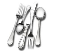 Wallace Continental Bead Stainless-Steel 65-Piece Boxed Flatware Set, Service for 12