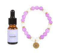 Something Different Anti-anxiety Amethyst Crystal Essential Oil Bracelet
