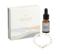 Wallace & Green Friendship Lava Bracelet with Aromatherapy Oil | Anxiety Gifts for Women - Crystal Bracelet, Anxiety Bracelet, Healing Bracelet for Women - Aromatherapy Gift for Women - Stress Relief