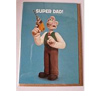 Wallace & Gromit - Blank Father's Day/Birthday Card - Super Dad!