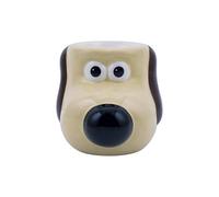 Wallace & Gromit Half Moon Bay Gromit 3D Shaped Egg Cup | Stoneware Ceramic Breakfast Novelty Tableware | Official Aardman Merchandise | Quirky Collectible Gift