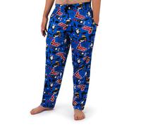 Wallace & Gromit Men’s Lounge Pants - 100% Cotton Pyjama Bottoms with Pockets - Official Aardman Loungewear - Funny All Over Character Print Sleep Trousers (L)