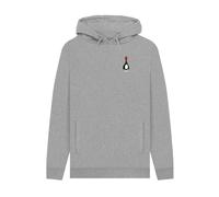 Wallace & Gromit Men's Evil Genius Feathers McGraw Hoodie in Light Grey | Size: 2XL Wallace & Gromit Light Grey 2XL