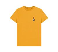 Wallace & Gromit Men's Evil Genius Feathers McGraw T-Shirt in Mustard | Size: 2XL Wallace & Gromit Mustard 2XL