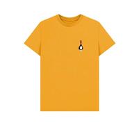 Wallace & Gromit Men's Evil Genius Feathers McGraw T-Shirt in Mustard | Size: Medium Wallace & Gromit Mustard M