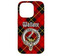 Wallace Scottish Clan Badge & Tartan Case for iPhone 14 Pro