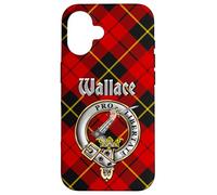 Wallace Scottish Clan Badge & Tartan Case for iPhone 16