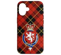 Wallace Scottish Crowned Coat of Arms & Tartan Case for iPhone 16
