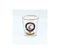 (Wallace) Single Colourful Scottish Clan Crest Shot Tot Dram Glass