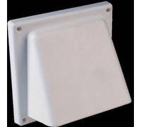 Wallair N31845 Extractor Hood Stainless Steel Backflow Flap Pipe: 10cm