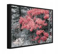 WallArena - Canvas Pictures with Frame - Forest Grey 90 x 60 cm