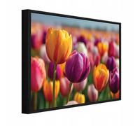 Wallarena Framed Canvas Wall Art Flowers Large Home Decor Artwork Living Room Bedroom 120X80 Cm
